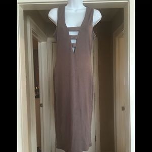 Sexy ribbed fitted dress